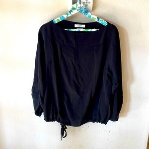 Isabel Marant Etoile 100% cupro blouse tunic shirt black 36 eu, S